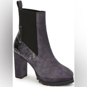 ALLSAINTS women’s Sahara snake skin embossed boots size 39 us 9